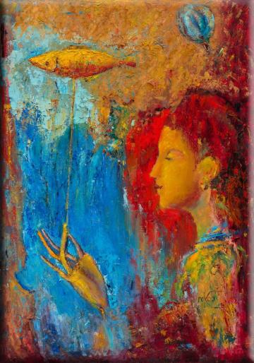 Zdeněk Pokoj 2014 - obraz - olej na plátně 