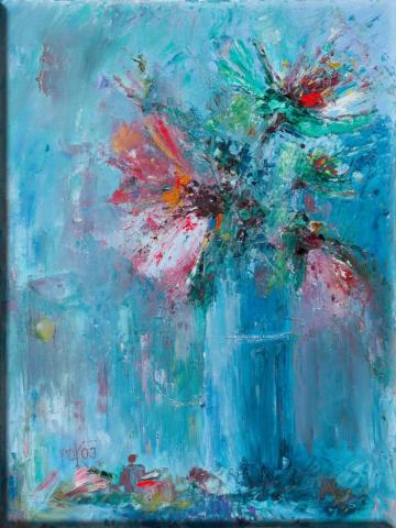 Zdeněk Pokoj 2012 - obraz -olej na plátně